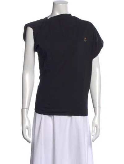 Pre-owned Vivienne Westwood Crew Neck Short Sleeve T-shirt In Blue