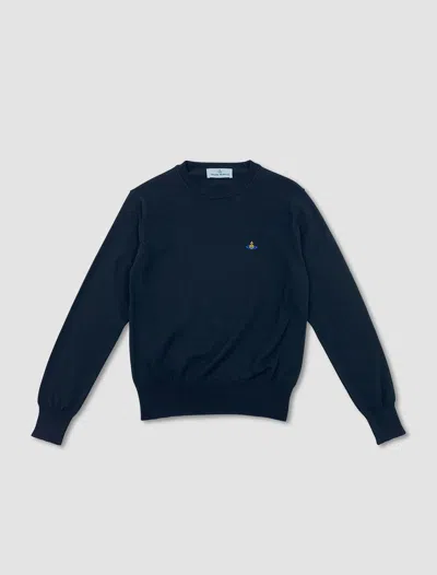 Vivienne Westwood Crew Neck Sweater In Black