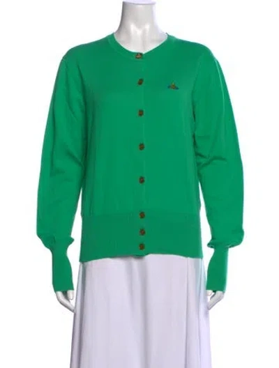 Pre-owned Vivienne Westwood Crew Neck Sweater In Green
