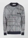 Vivienne Westwood Crew Neck Sweater With Ribbed Cuffs And Hem In Multi