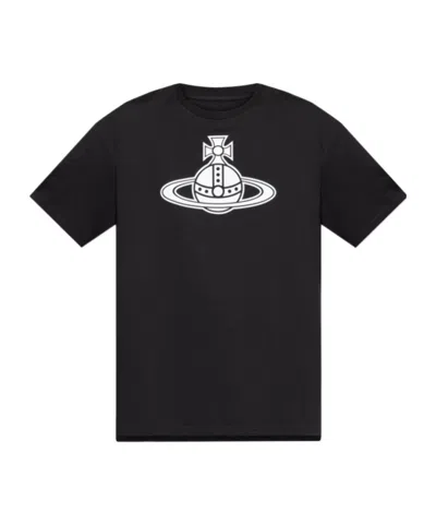 Vivienne Westwood Crew Neck T-shirt In Black