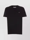 Vivienne Westwood Crewneck Short Sleeves Fitted T-shirt In Black