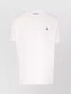 Vivienne Westwood White Crewneck T-shirt With Orb Logo Detail On The Front In Cotton Woman In White