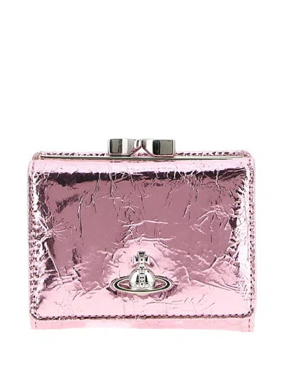 VIVIENNE WESTWOOD CRINKLE-EFFECT WALLET