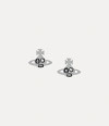 Vivienne Westwood Crispin Earrings Platinum Silver Women In Metallic