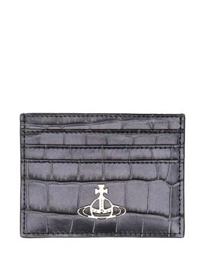 Vivienne Westwood Croc-embossed Card Holder