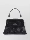 Vivienne Westwood Crocodile Texture Top Handle Chain Strap