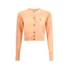 Vivienne Westwood Cropped Bea Cardigan In Orange