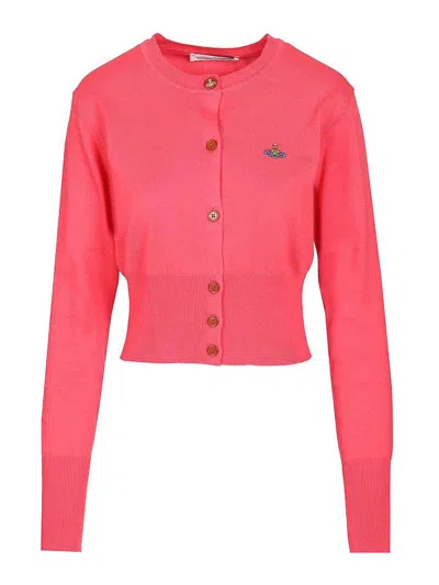Vivienne Westwood Cropped Cardigan In Red