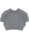 Vivienne Westwood Gray Cropped Football T-shirt In 灰色