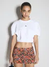 VIVIENNE WESTWOOD CROPPED FOOTBALL T-SHIRT