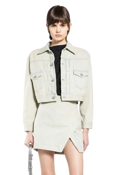 Vivienne Westwood Cropped Marlene Jacket In Blue