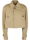 Vivienne Westwood Casual Jacket With Embroidered Detail And Epaulettes In Neutral