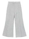 Vivienne Westwood Cropped Wide Trousers In Blue