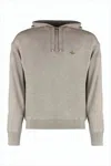 Vivienne Westwood Cropped Wool Hoodie With Ribbed Cuffs In White