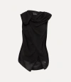 Vivienne Westwood Cross Over Top Fetzen Black 48 Women In Black