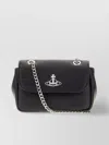 Vivienne Westwood Crossbody Bags With Chain Strap And Textured Finish