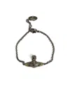 Vivienne Westwood Crown Bracelet In Green