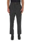 Vivienne Westwood Pinstripe Tailored Pants With High Waist In Black