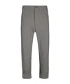 Vivienne Westwood Cruise Gingham-check Cropped Trousers In Gray