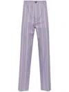 VIVIENNE WESTWOOD CRUISE STRIPED TROUSERS