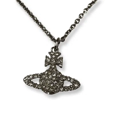 Pre-owned Vivienne Westwood Crystal Cosmos Orb Necklace