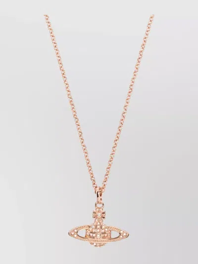 Vivienne Westwood Crystal Pendant Chain Necklace