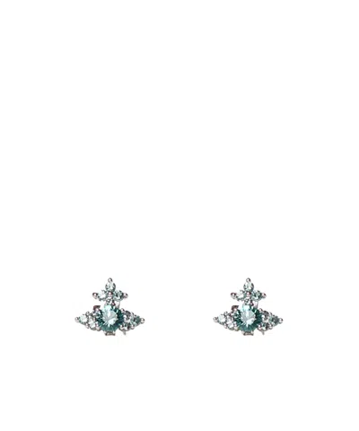 Vivienne Westwood Crystal-set Earrings In Metallic