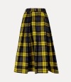 Vivienne Westwood Culottes Moonshine Tartan Navy-yellow S Unisex