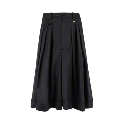 Pre-owned Vivienne Westwood Culottes Skirts 'blue/black' | Women's Size S