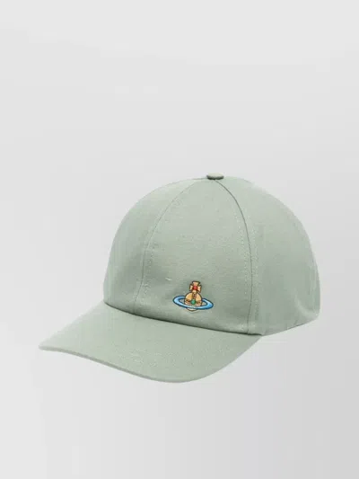 Vivienne Westwood Curved Brim Embroidered Baseball Cap