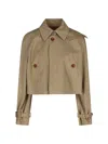 Vivienne Westwood Casual Jacket With Embroidered Detail And Epaulettes In Brown