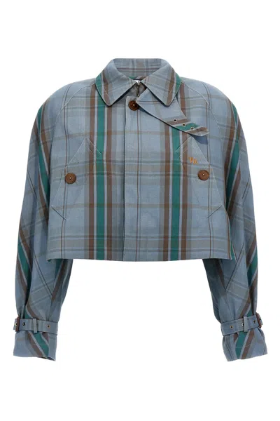 VIVIENNE WESTWOOD VIVIENNE WESTWOOD 'CUT OFF GRAZIANO' TRENCH COAT