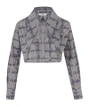 Vivienne Westwood Cut-off Heart Shirt Cotton Gingham-vw-black 42 Women In Gray