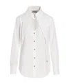 Vivienne Westwood Deconstructed Button-up Shirt In White