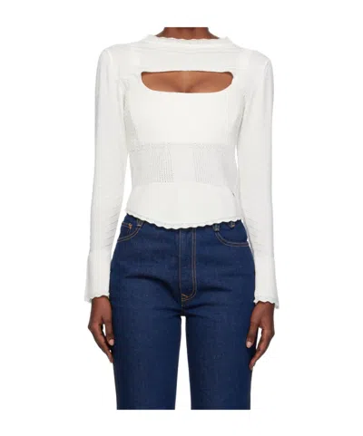 VIVIENNE WESTWOOD CUT-OUT KNITTED TOP