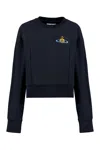 Vivienne Westwood Cynthia Cotton Crew-neck Sweatshirt In Blue