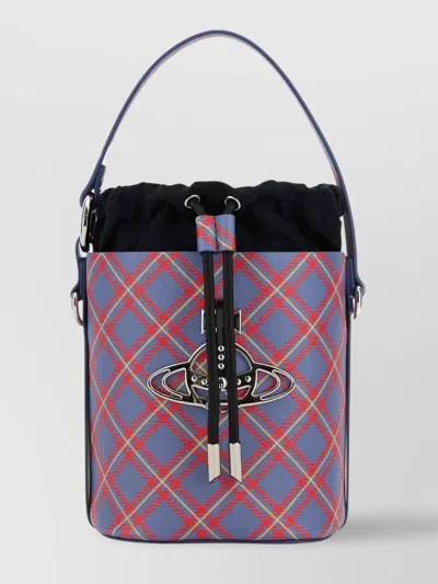 Vivienne Westwood Daisy Bucket Bag In Printed Synthetic Leather