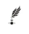 Vivienne Westwood Dawna Single Ear Earrings In Black