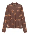 Vivienne Westwood Deer-print T-shirt In Marrone