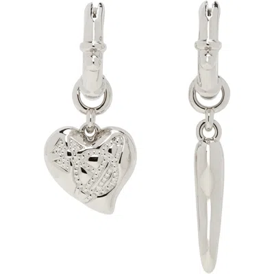Vivienne Westwood Della Earrings In P019 Platinum