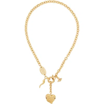 Vivienne Westwood Della Pendant Necklace In Purple