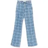 Vivienne Westwood Ray 5 Pocket Jeans Laser Denim Vw-grid-blue 31 Women