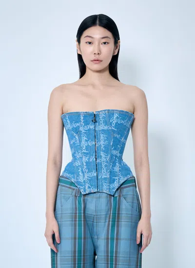 VIVIENNE WESTWOOD DENIM COBRAX CORSET
