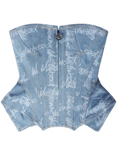 VIVIENNE WESTWOOD VIVIENNE WESTWOOD DENIM COBRAX CORSET