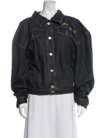 Pre-owned Vivienne Westwood Denim Jacket In Gray