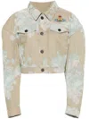 Vivienne Westwood Orb-embroidered Denim Jacket In Neutrals