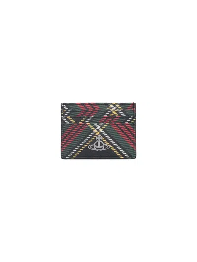 Vivienne Westwood Designer Small Wallet With Signature Detail In Multi