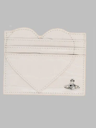 Vivienne Westwood Designer Wallet For Women In Ivory
