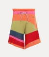 Vivienne Westwood Distressed Shorts Cotton Mohair Blend S/m Unisex